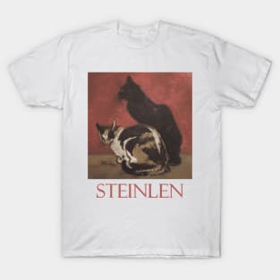 Cats by Théophile Steinlen T-Shirt